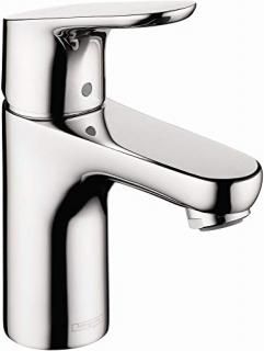 Hansgrohe 4371000 Focus 100 Single-Hole 1-Handle Low Arc Bathroom Faucet in Chro