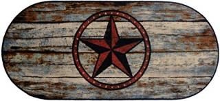 Cozy Cabin Barn Star Accent Rug 20x44