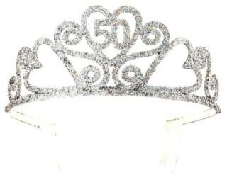 Forum Novelties 50th Birthday Glitter Tiara 