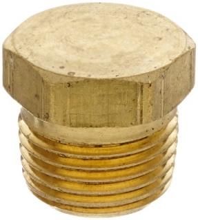 Anderson Metals Corp Inc 56121-08 Hex Head Brass Plug 