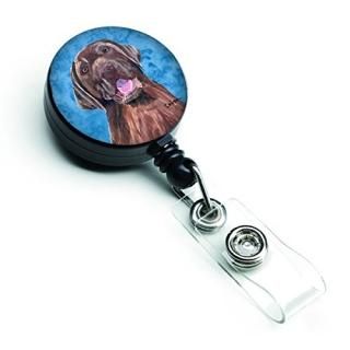 Carolines Treasures SC9127BU-BR Labrador Retractable Badge Reel Or Id Holder Wit