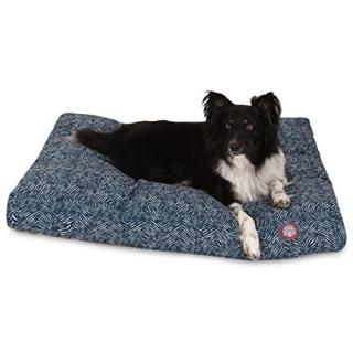Majestic Pet Teal Native Rectangle Indoor Outdoor Pet Dog Bed with Removable Was