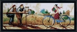 The Delivery Counted Cross Stitch Kit-8X22 14 Count 