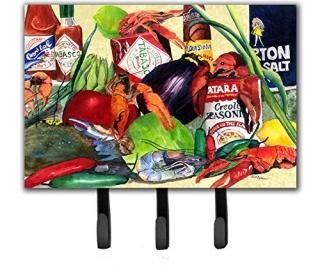 Carolines Treasures 1020TH68 Spices and Crawfish Leash Holder or Key Hook by Car
