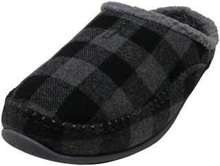 Deer Stags Men's Nordic Slipper Grey/Black 16 M US