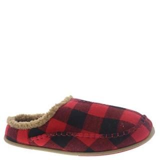 Deer Stags Men's Nordic Slipper Red/Black 13 M US M D