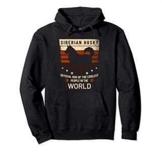 Siberian Husky Official Dog Of The Coolest People Pullover Hoodie