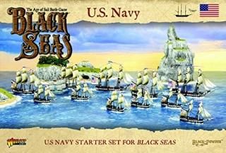 Warlord Black Seas The Age of Sail US Navy Fleet for Black Seas Table Top Ship C