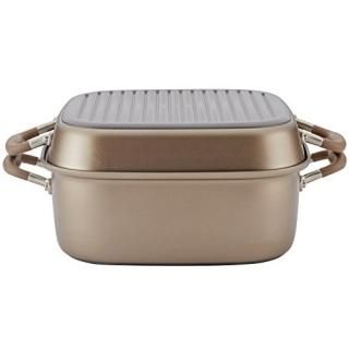Bronze - Anolon 83869 Cookware Set Hard Anodized Aluminium Bronze