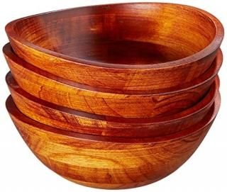Lipper International Small Cherry Wavy Rim Bowls Set of 4 by Lipper Internationa