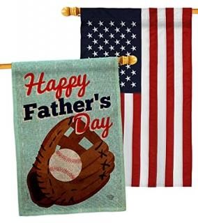 Ornament Collection Father's Day Game Burlap House Flag Pack Family Dad Daddy Pa