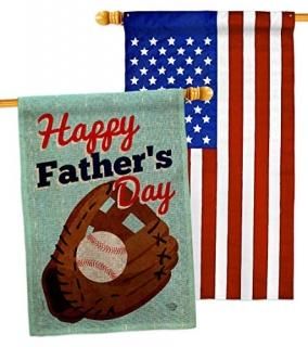 Ornament Collection Father's Day Game Burlap House Flag Pack Family Dad Daddy Pa