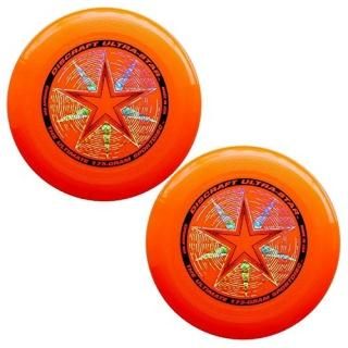 Orange & Orange - Discraft 175 gramme Ultra Star Sport Disc - 2 Pack