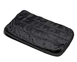 MidWest Quiet Time Pet Bed Deluxe Black Fur Pet Mat 49 x 30 by MidWest Homes for