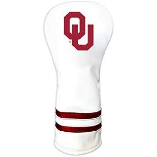 Team Golf NCAA Oklahoma Sooners White Vintage Fairway Golf Club Headcover Form F
