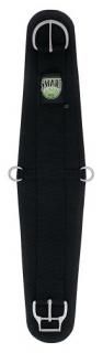 80cm Roper Black - Weaver Leather Neoprene Smart Cinch with Roll Snug Cinch Buck