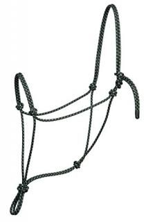 Average Black/Silver - Silvertip Big Sky Weanling Rope Halter