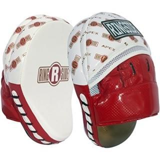 White / Red - Ringside Apex Punch Mitts