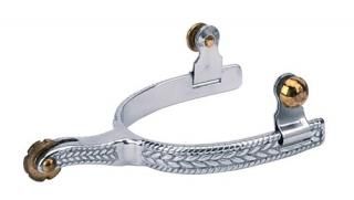 Weaver Leather Men's Roping Spur with Engraved Band 141