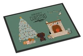 Caroline's Treasures 祳졼ȥ磻䡼إɥåե ꥹޥ ߤʤΥɥޤϥȥɥޥå 24x36 ɥޥå