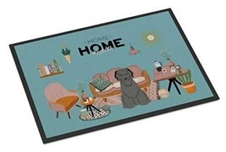 Caroline's Treasures Black Briard Sweet Home Indoor or Outdoor Mat 24x36 doormat