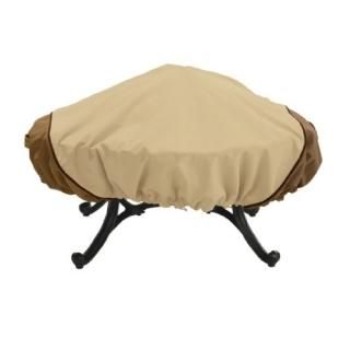Classic Accessories72942 Veranda Water-Resistant 60 Inch Round Fire Pit CoverPeb