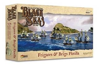Warlord Black Seas The Age of Sail Frigates & Brigs Flotilla for Black Seas Tabl