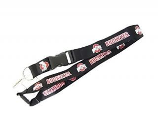 NCAA Ohio State Buckeyes Black Team Lanyard