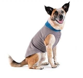 Gold Paw Duluth Double Fleece Dog Coat Pullover  Soft Warm Dog Clothes 4-Way Str