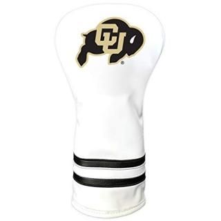 Team Golf NCAA Colorado Buffaloes White Vintage Driver Golf Club Headcover Form 