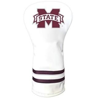 Team Golf NCAA Mississippi State Bulldogs White Vintage Driver Golf Club Headcov