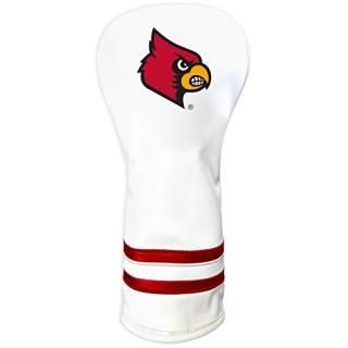 Team Golf NCAA Louisville Cardinals White Vintage Fairway Golf Club Headcover Fo