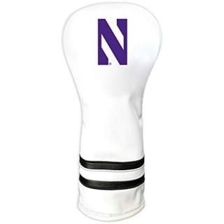 Team Golf NCAA Northwestern Wildcats White Vintage Fairway Golf Club Headcover F