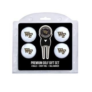 Team Golf 23806 Wake Forest University Pack of 4 Golf Balls and Divet Tool Gift 