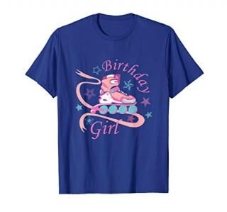 Rollerblade Roller Skate Birthday Girl T-Shirt