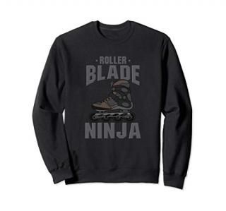 Rollerblade Ninja roller derby Skating Skater Sweatshirt