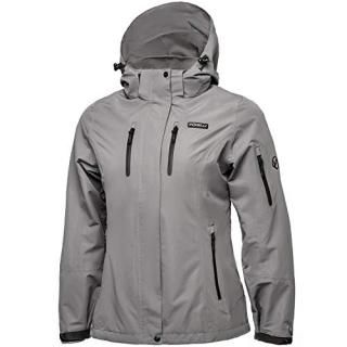 Foxelli Womens Hiking Jacket  Lightweight Waterproof Rain Jacket for Women