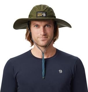 Mountain Hardwear Standard Exposure/2 Gore-Tex Paclite Rain Hat Dark Army One Si