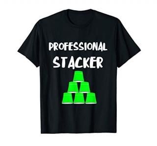 Professional Stacker Speed Stacker Sport Stacking Cup Stacks T-Shirt
