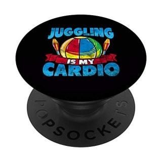 Funny Circus Juggling Is My Cardio Juggler PopSockets Grip and Stand for Phones 