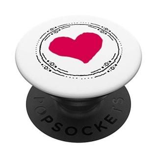 Organized Motherhood Juggling Heart Logo PopSockets Grip and Stand for Phones an