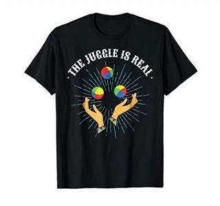 The Juggle Is Real Juggling Tshirt Circus Juggling Balls