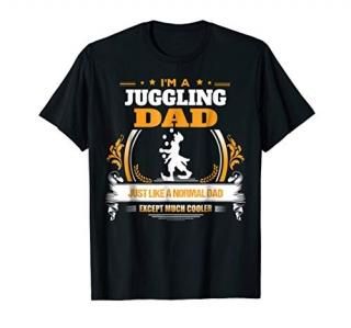 Funny Juggling Dad Tshirt Christmas Gift for Dad