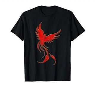 Phoenix mythology firebird fire dance juggling flame T-Shirt