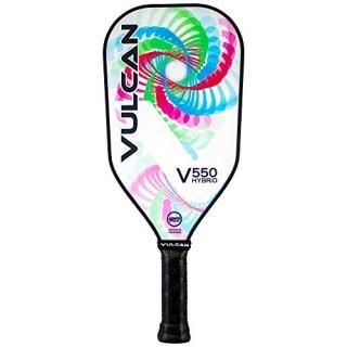 Vulcan V550 Elongated Pickleball Paddle White Entropy