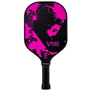 Vulcan V540 Hybrid Pickleball Paddle Pink Splatter
