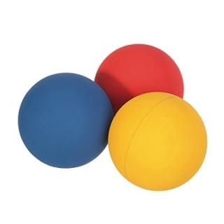 Red & Yellow & Blue - JBM Racquetball Squash 5.5cm / 2.17 Rubber 1 Red 1 Blue 1 