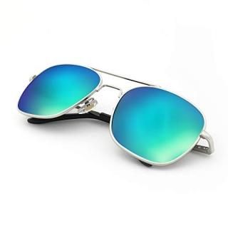J+S Premium Military Style Classic Aviator Sunglasses Polarized 100% UV protecti