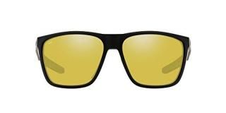 Costa Del Mar Men's 6S9012 FERG XL Polarized Rectangular Sunglasses Matte Black/