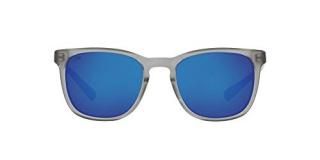 Costa Del Mar Men's Sullivan Square Sunglasses Matte Grey Crystal/Blue Mirrored 